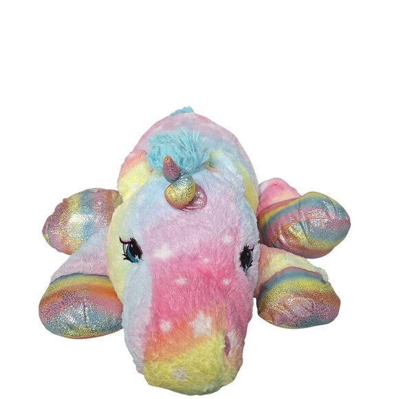 Walmart Giant Large Fairy Mystical Tie Dye Unicorn Plush Stuffed Animal 28" - Picture 2 of 8
